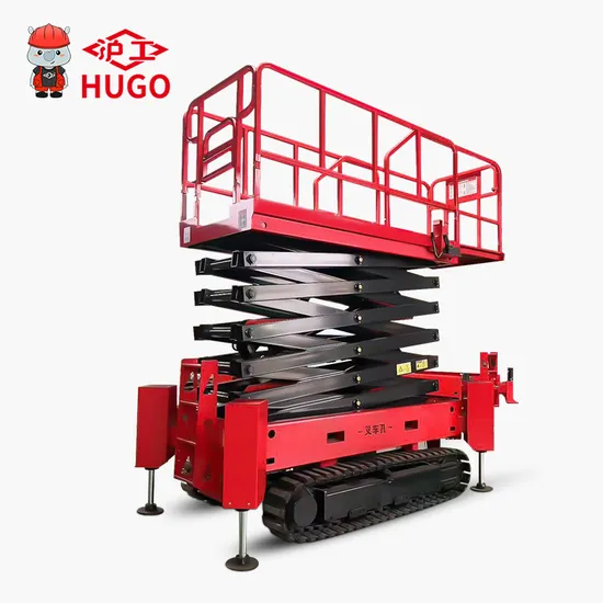20m Self-Propelled Mechanical Electric Mobile Scissor Car Lift Parking Precio En Pesos