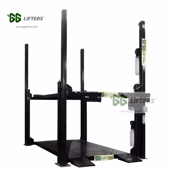 Aofu 4 Postes Elevador Hidráulico para Estacionamento de Carro Elevador Automático Elevador de Carro Equipamento de Garagem Elevador de Carro em Oficina