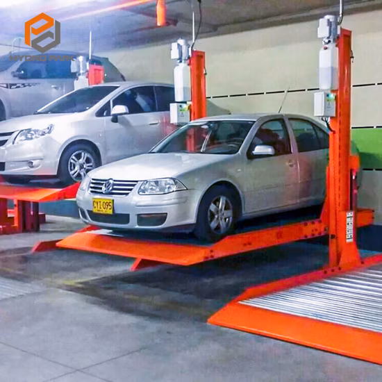 CE TUV Eac 2 níveis de estacionamento mecânico 2 postos de estacionamento Elevador