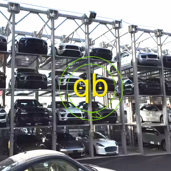 Sistema de estacionamento de elevadores hidráulicos de dois níveis de 3.000 kg