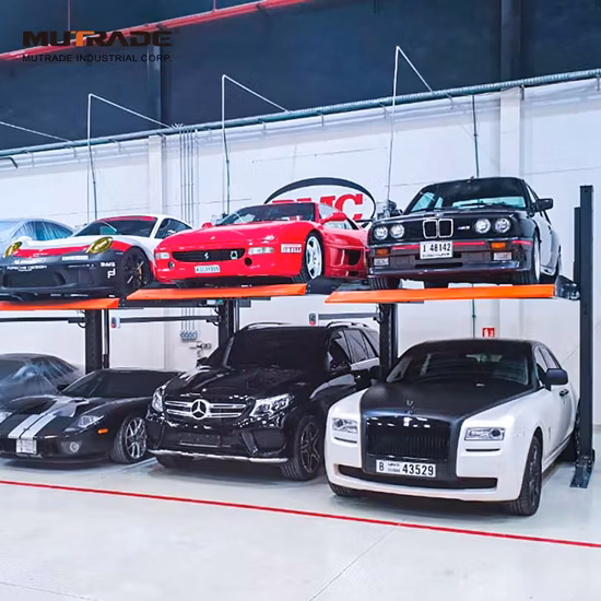 TUV Approved Customizable Hydraulic 2 Post 2 Level Car Parking Lift