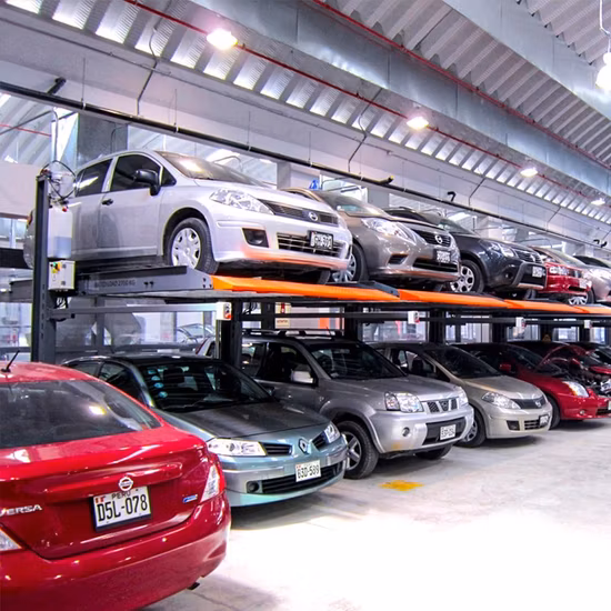Empilhadeira hidráulica para carro aprovada pela CE Elevador de estacionamento mecânico de 2 postes