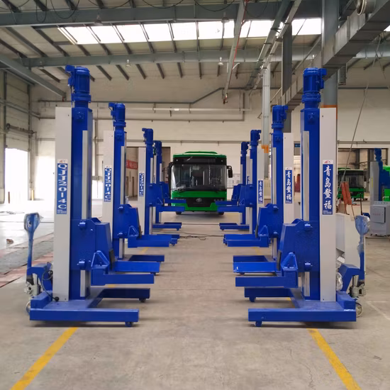 Aofu Auto Repair Elevador de caminhão especial Elevador de ônibus 4 postes Máquina de elevação móvel Elevador automático de carro Elevador de carro