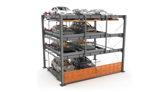 Equipamento de estacionamento semiautomático Quebra-cabeça Sistema de estacionamento de carro