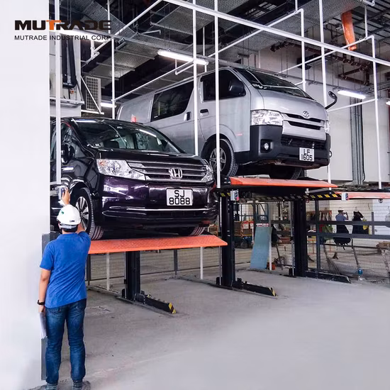 Elevador Hidráulico Personalizável Aprovado pela TUV de 2 Pisos e 2 Pisos para Estacionamento