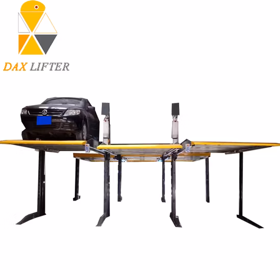 Equipamento de garagem para carro inteligente, sistema de garagem automática, elevador de carro com dois postos de estacionamento