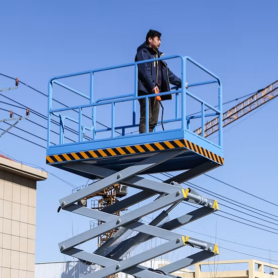 CE ISO 4m Elétrica Hidráulica Fábrica/Armazém/Oficina Uso Interno ou Externo Elevador Tesoura Móvel Portátil