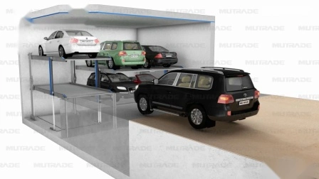 Sistema de estacionamento para carros gêmeos da plataforma Mutrade Starke Pit Parker