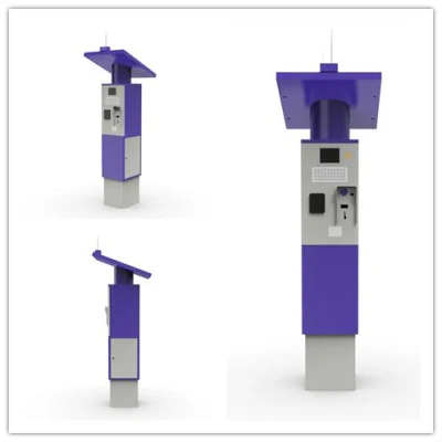 Sistema de parquímetro de emissão automática de bilhetes na rua